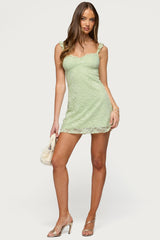 Stephanie Lace Mini Dress