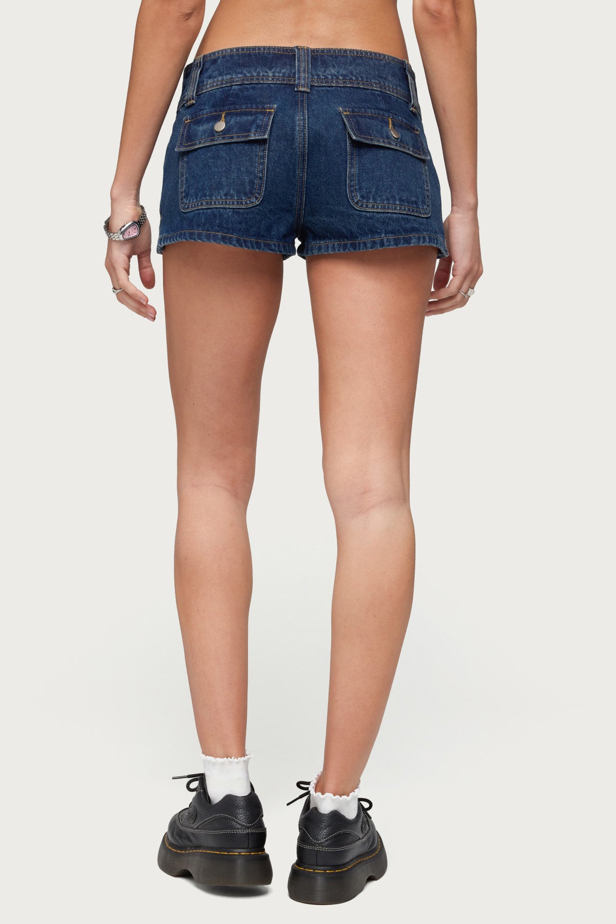 Keinan Low Rise Denim Shorts