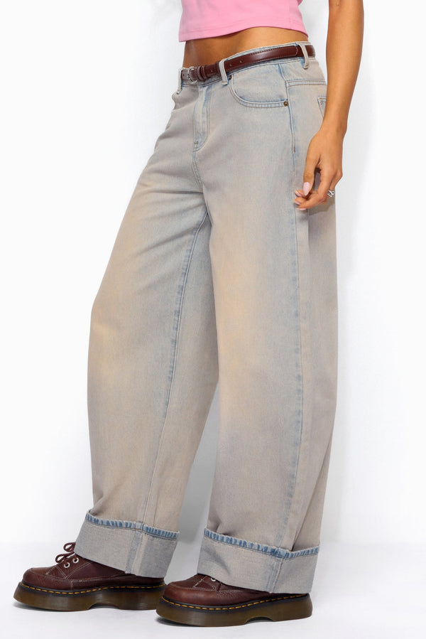 Kella Low Rise Baggy Jeans view 1