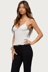 Rhian Lacey Pleated Babydoll Top