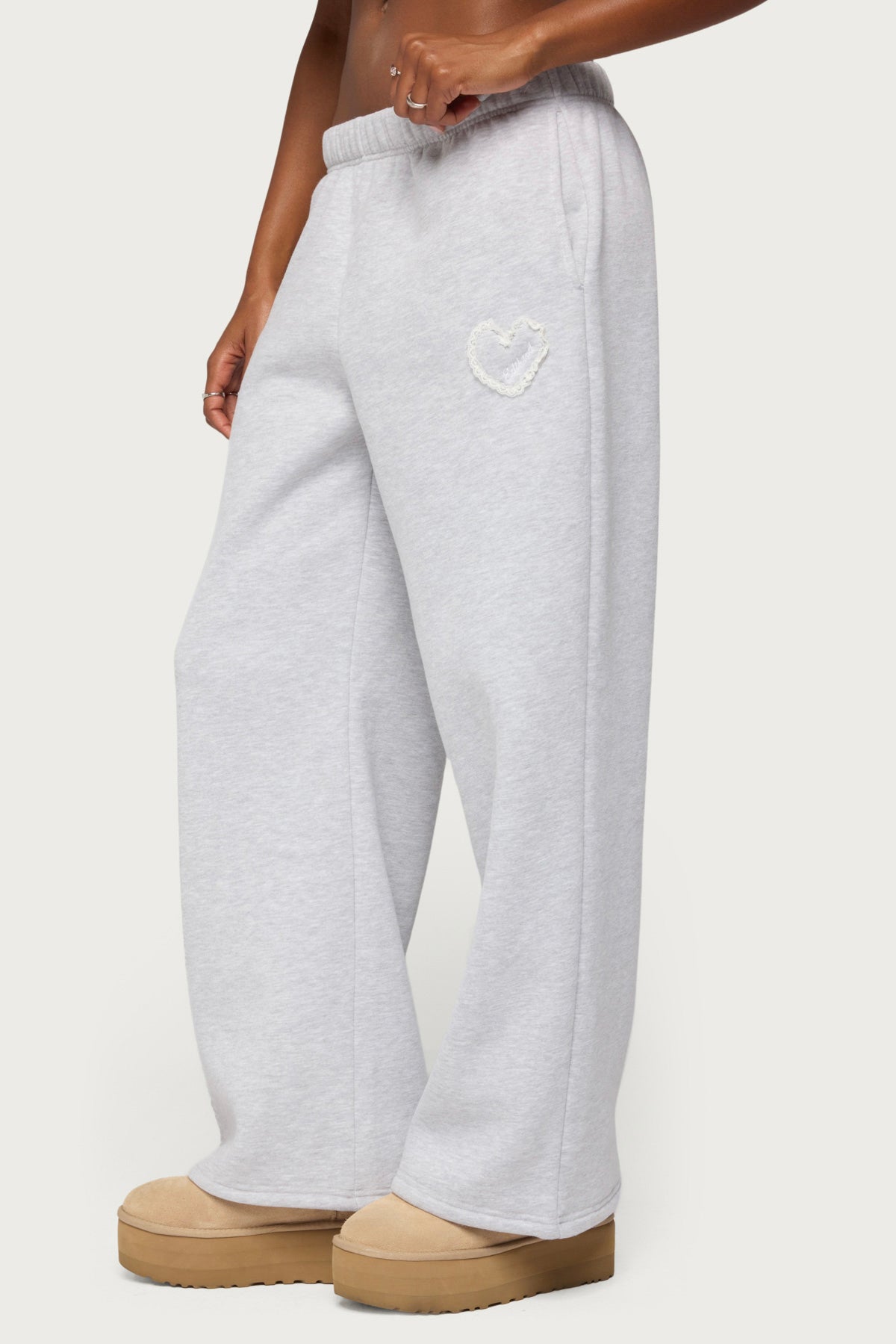 Love Edikted Wide Leg Joggers