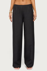 Kerie Pinstripe Low Rise Trousers