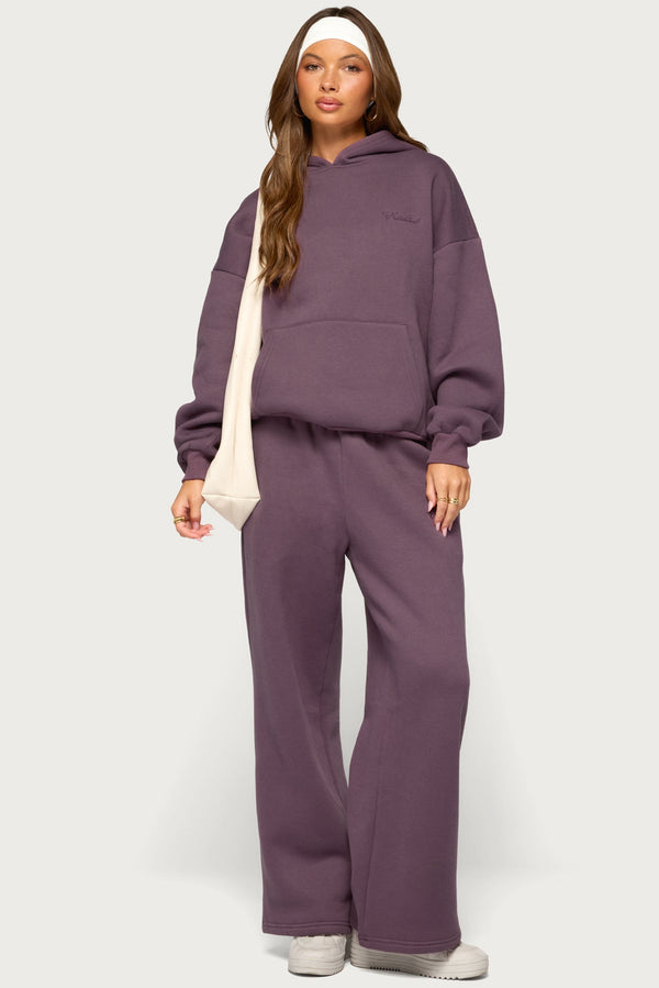 Basic Girl Wide Leg Edikted Joggers view 1