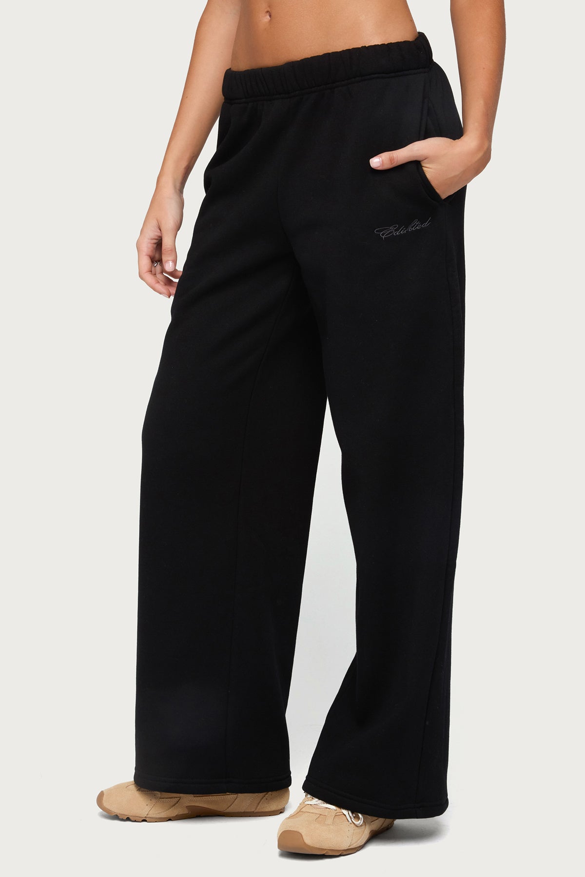 Basic Girl Wide Leg Edikted Joggers