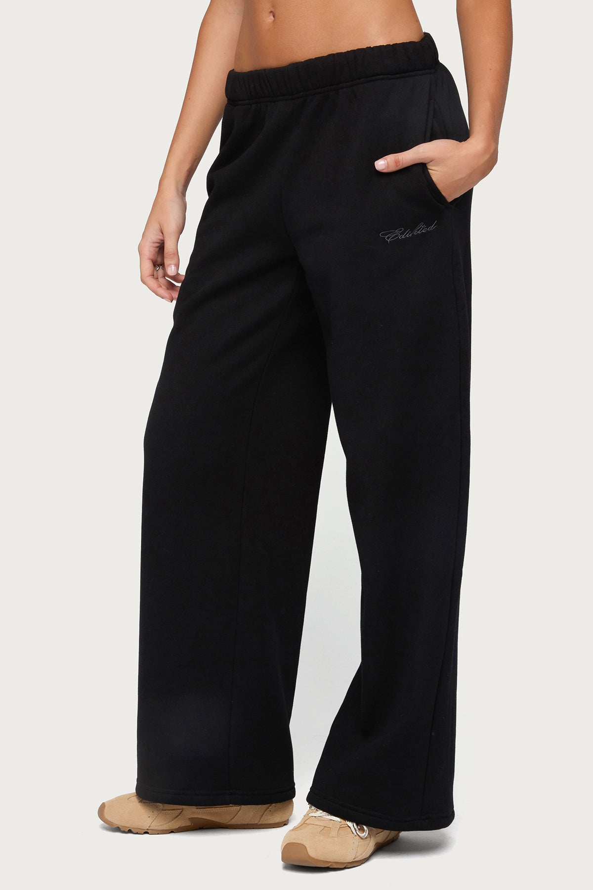 Basic Girl Wide Leg Edikted Joggers