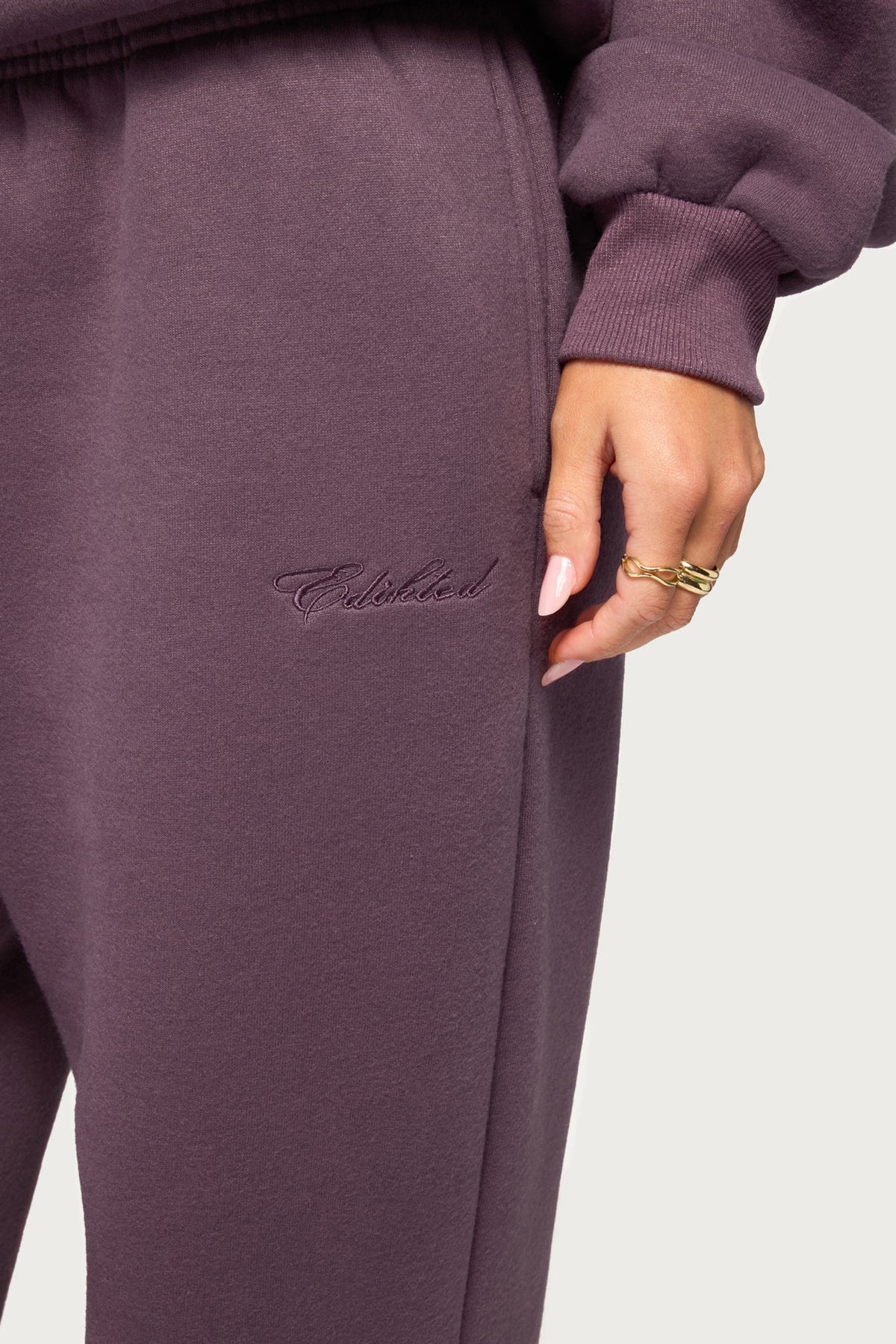 Basic Girl Wide Leg Edikted Joggers