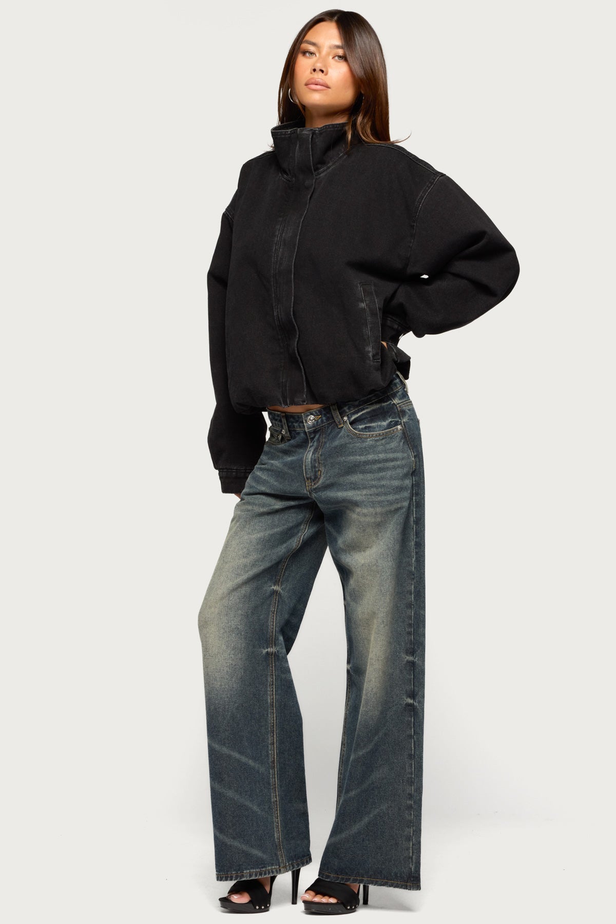 Trudie Oversized Denim Coat