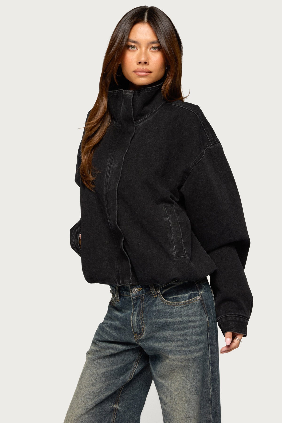 Trudie Oversized Denim Coat