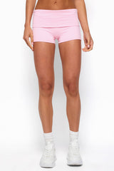 Soraia Foldover Biker Shorts
