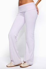 Oriane Foldover Flared Leggings