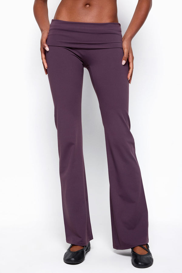 Oriane Foldover Flared Leggings view 2