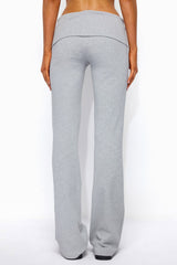 Ivanne Foldover Flared Trousers
