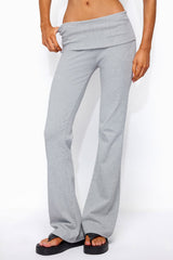 Ivanne Foldover Flared Trousers