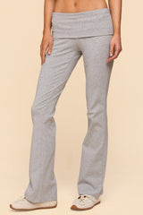 Ivanne Foldover Flared Trousers