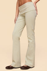 Ivanne Foldover Flared Trousers