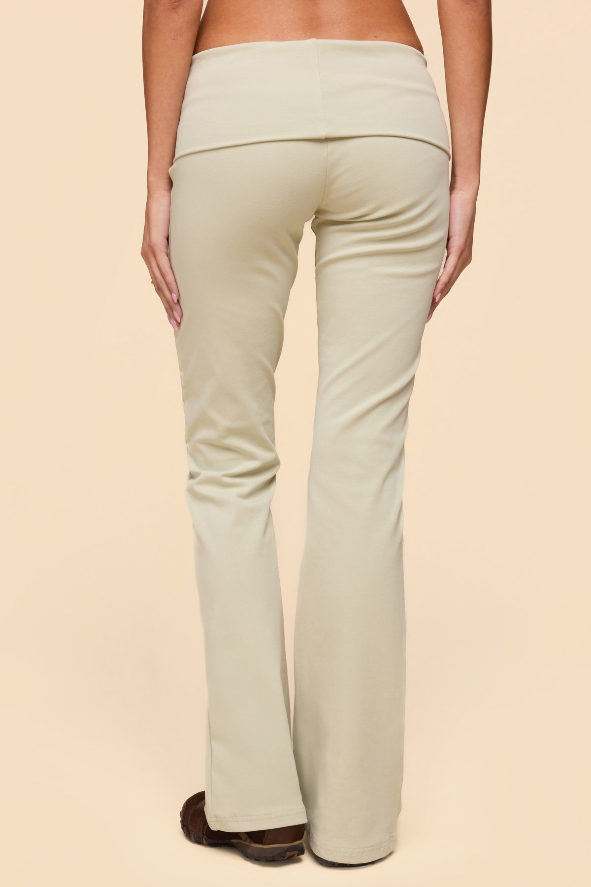 Ivanne Foldover Flared Trousers