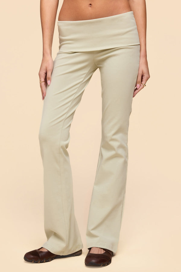 Ivanne Foldover Flared Trousers