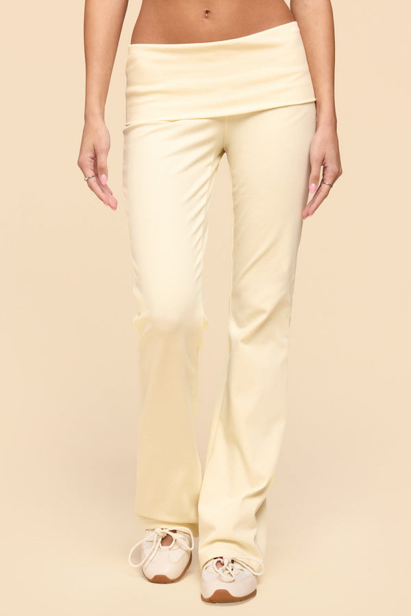 Ivanne Foldover Flared Trousers