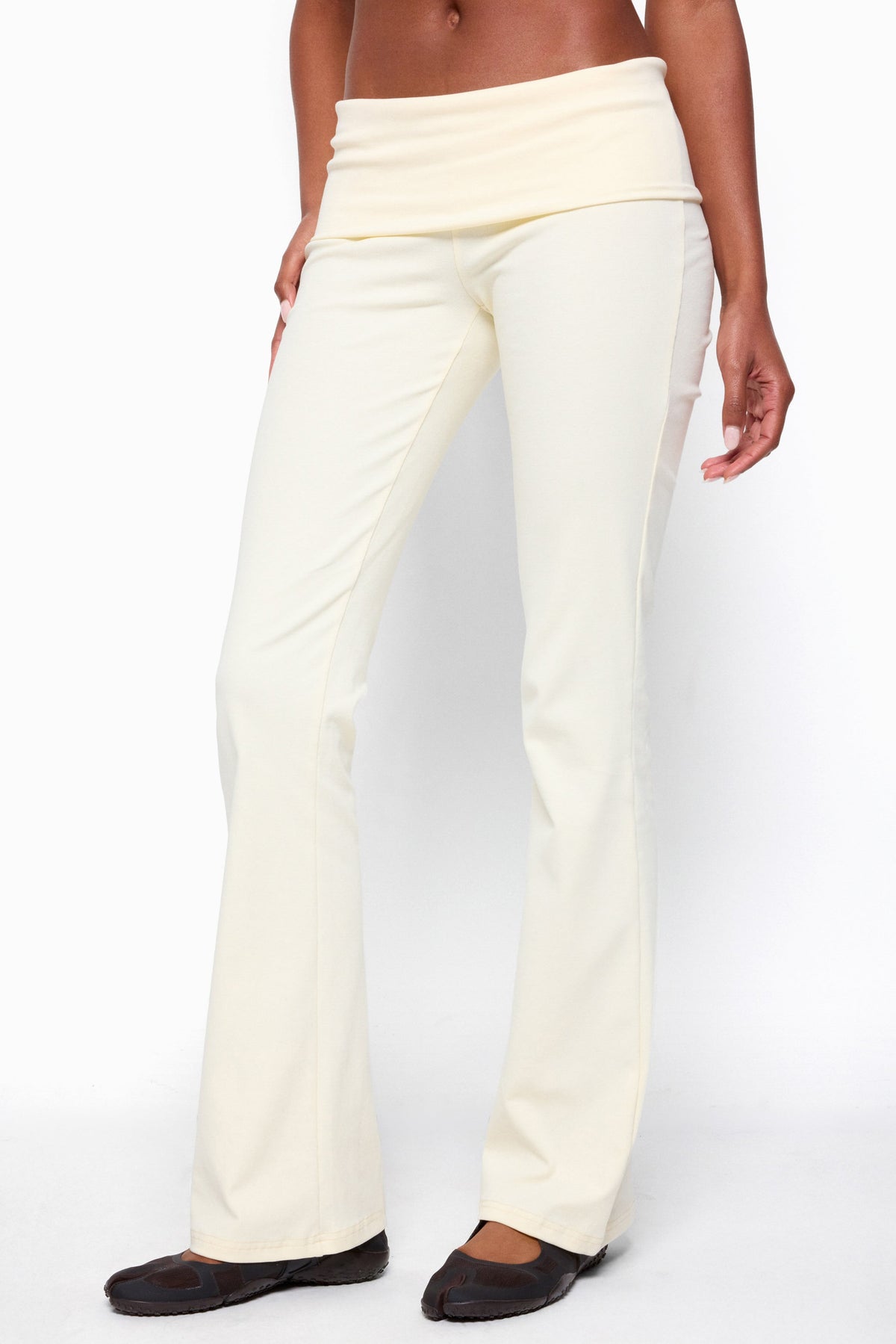 Ivanne Foldover Flared Trousers