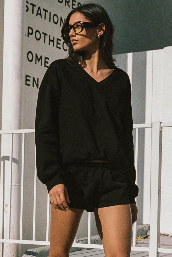 Bronte V Neck Sweatshirt view 2