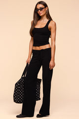 Linda Ribbed Scoop Neck Tank Top