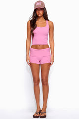 Linda Ribbed Scoop Neck Tank Top