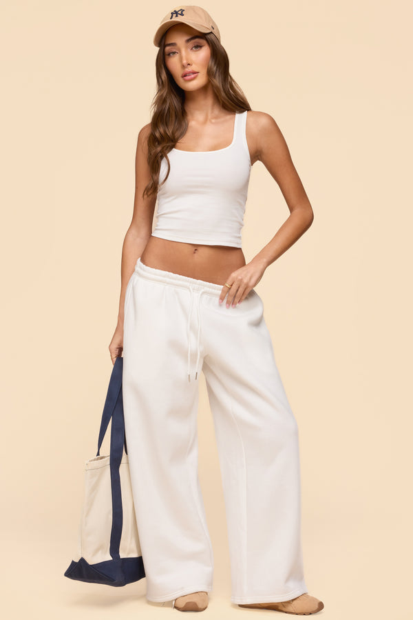 Linda Ribbed Scoop Neck Tank Top