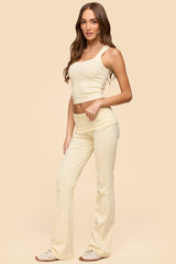 Linda Ribbed Scoop Neck Tank Top