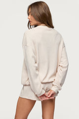 Baila Waffle Henley Top