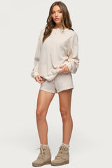 Baila Waffle Henley Top