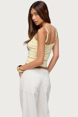Naia Pointelle Knit Tank Top