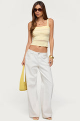 Naia Pointelle Knit Tank Top