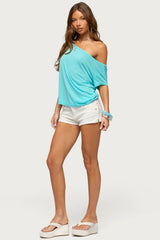 Amora Off Shoulder Sheer Top