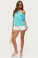 Amora Off Shoulder Sheer Top