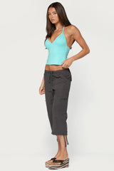 Noriah V Neck Halter Top