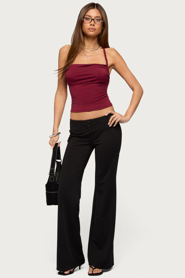 Cailinne Braided Twist Top