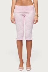 Talisa Foldover Lace Capri Leggings