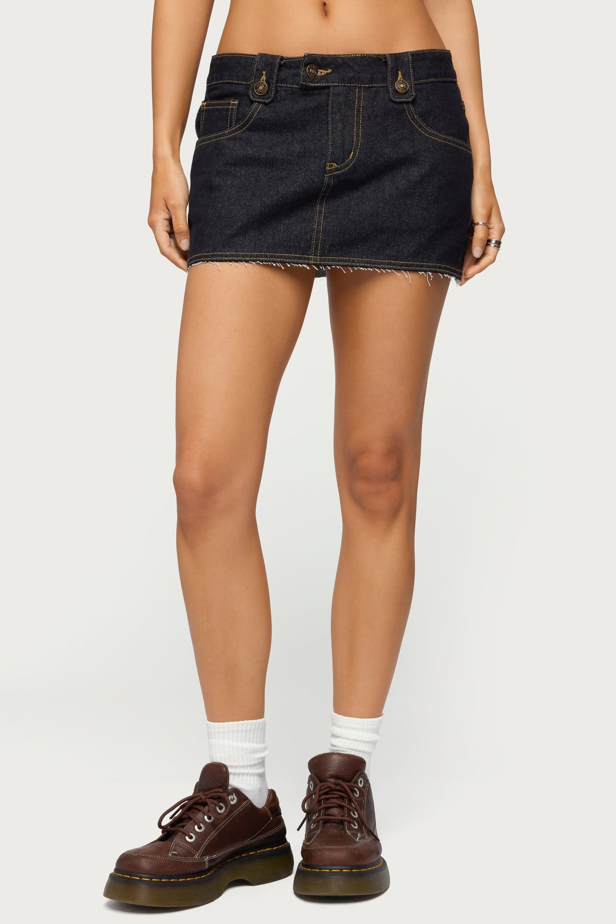 Noura Denim Mini Skirt