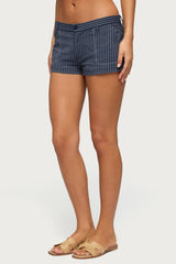 Lina Pinstripe Shorts