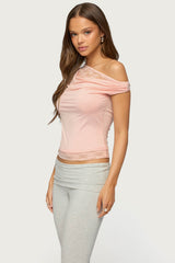 Lacey Layered Off Shoulder Top