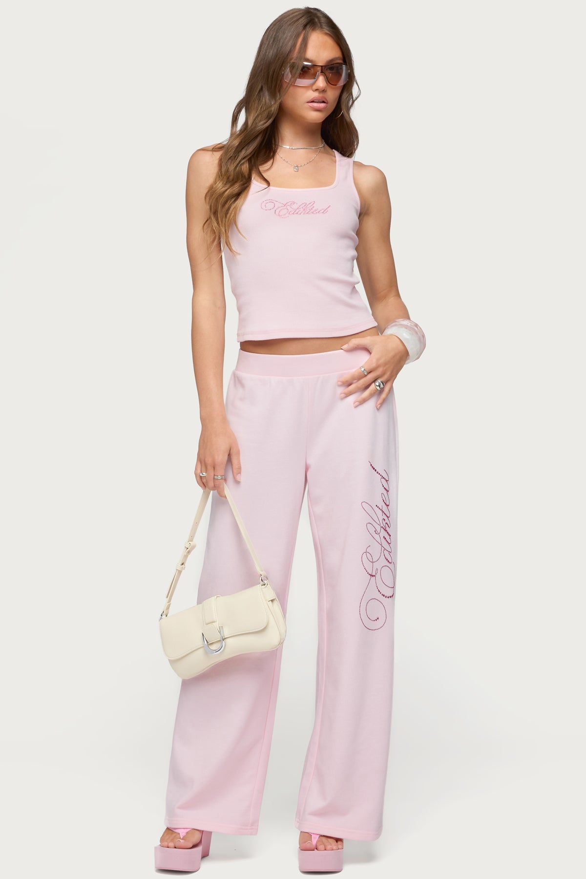 Edikted Studio Rhinestone Joggers