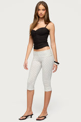 Helenna Button Front Lace Up Top