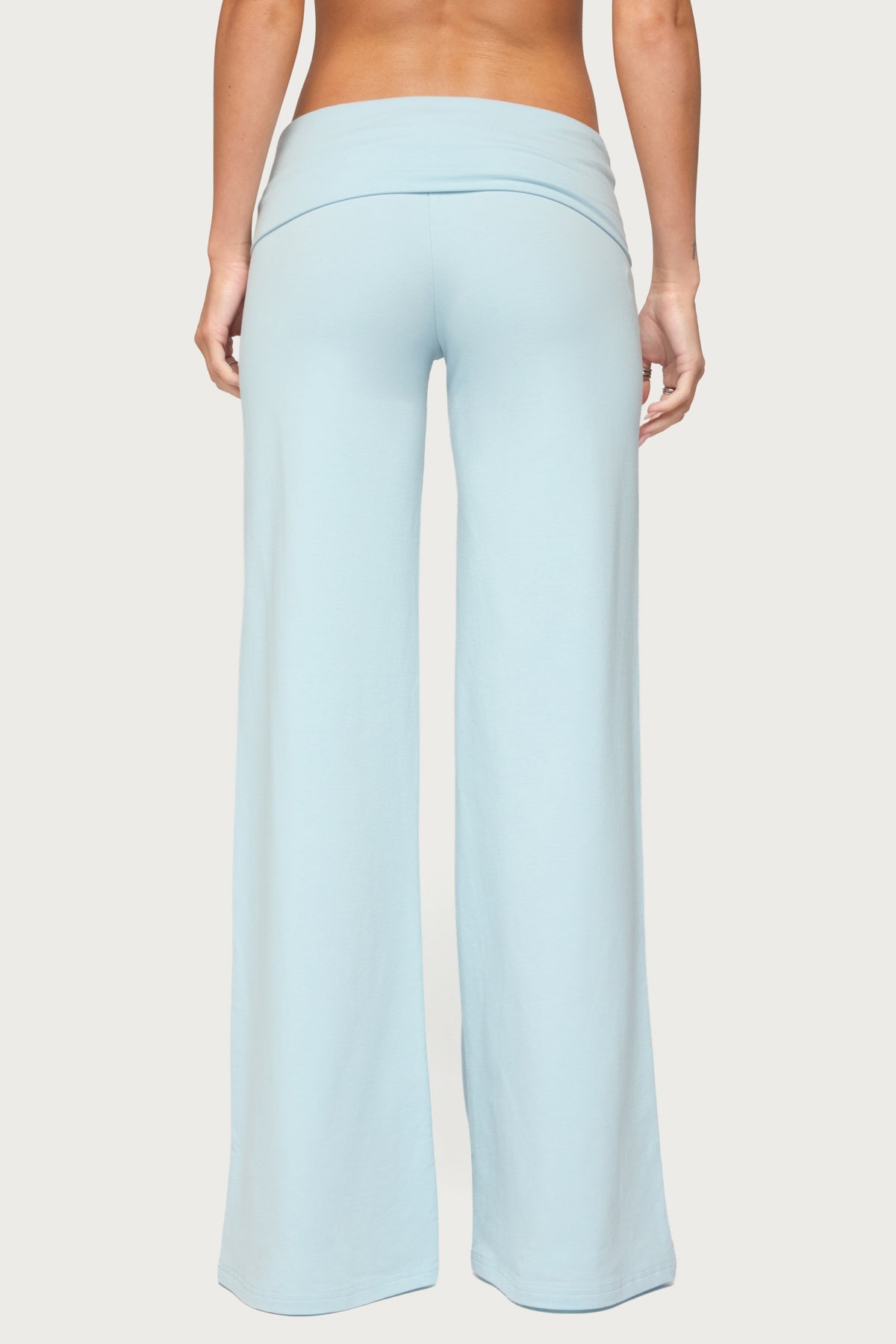 Poppy Foldover Wide Leg Trousers