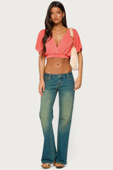 Candela V Neck Crop Top