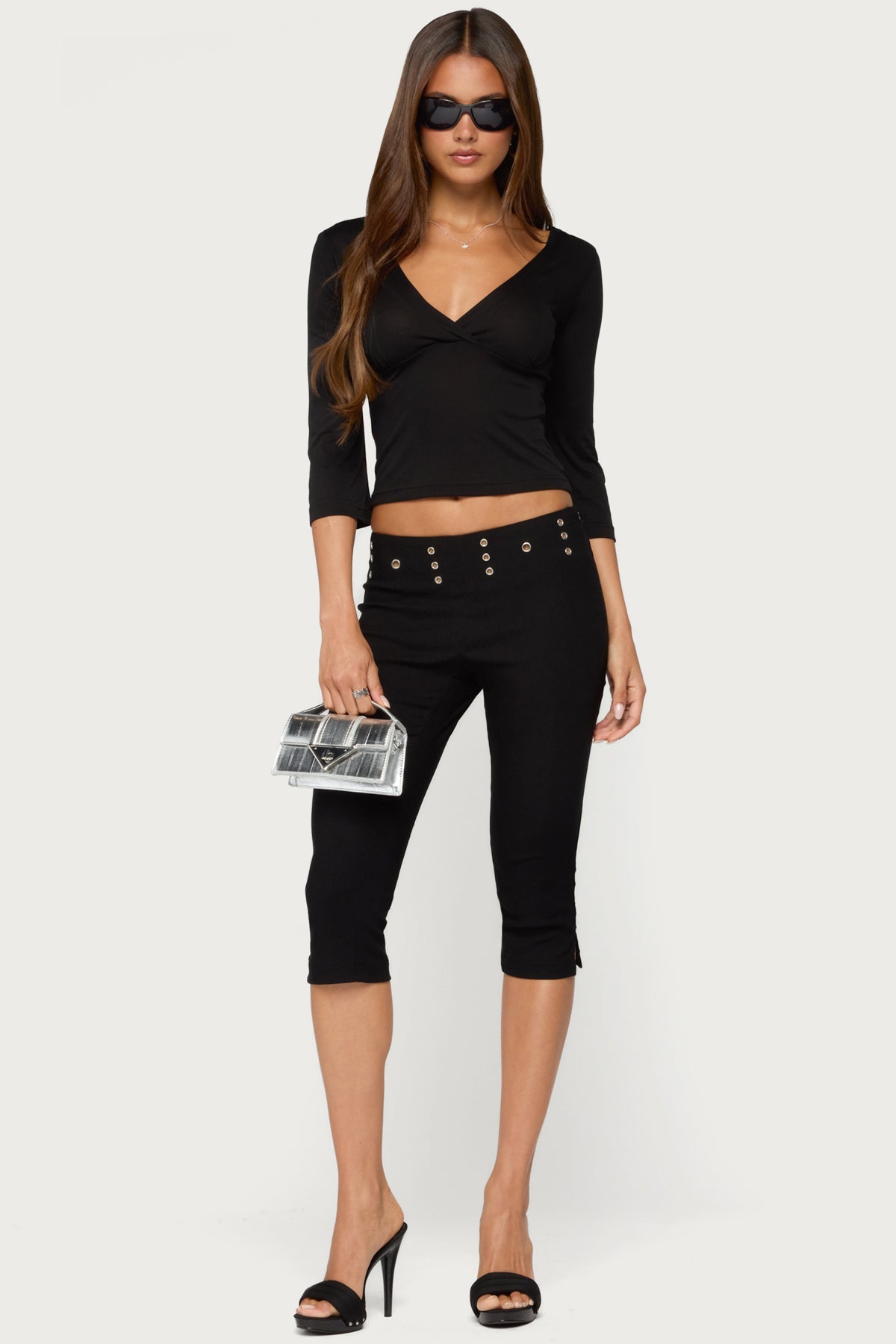 Meeva Grommet Capri Trousers