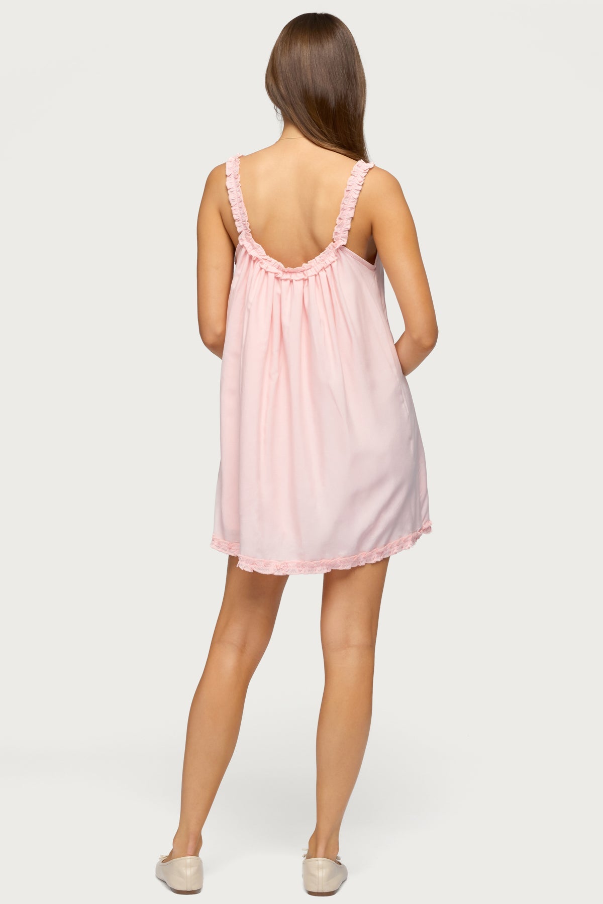 Christena Ruffle Mini Dress