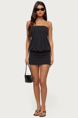 Alannah Backless Strapless Mini Dress