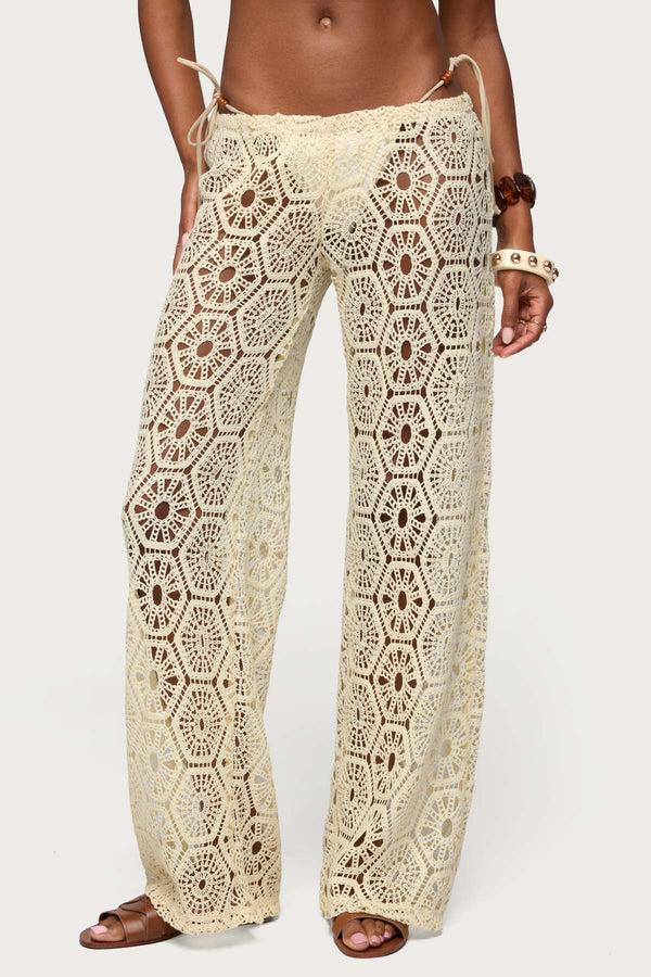 Amrita Baggy Crochet Trousers