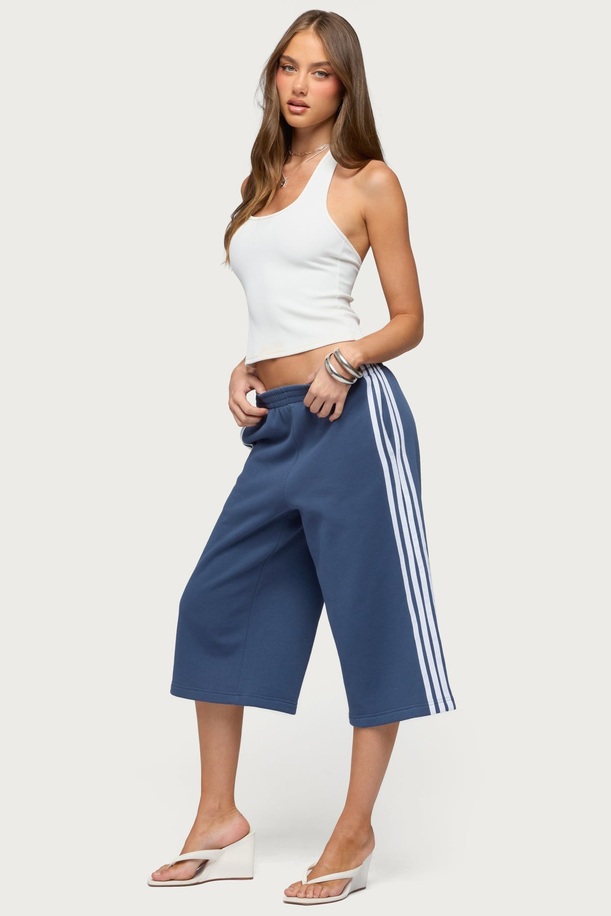 Uma Stripey Bermuda Shorts