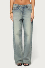Heidie Low Rise Baggy Jeans